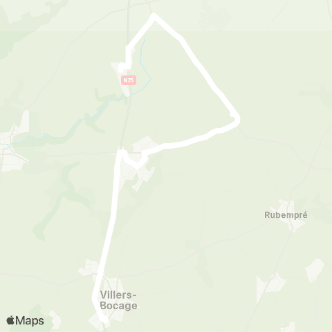 Hauts-de-France Car 80 - Lignes scolaires  map