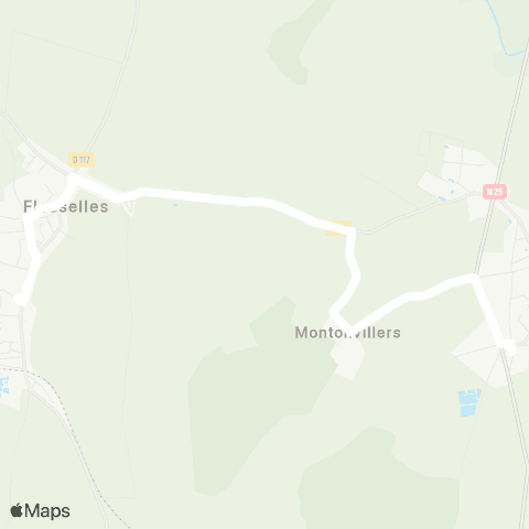 Hauts-de-France Car 80 - Lignes scolaires  map