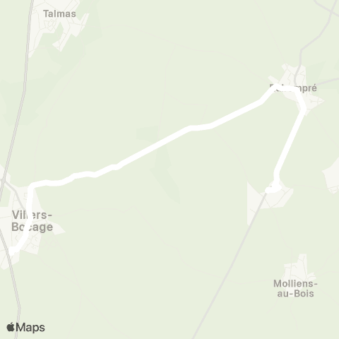 Hauts-de-France Car 80 - Lignes scolaires  map