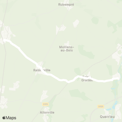 Hauts-de-France Car 80 - Lignes scolaires  map