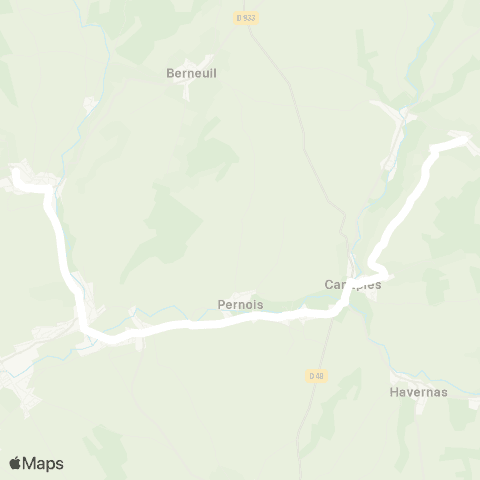 Hauts-de-France Car 80 - Lignes scolaires  map