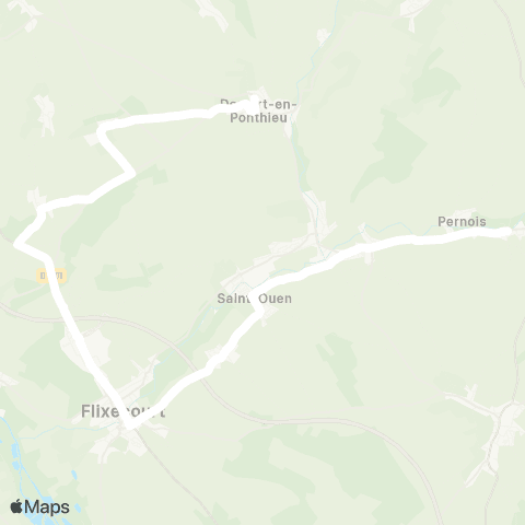 Hauts-de-France Car 80 - Lignes scolaires  map