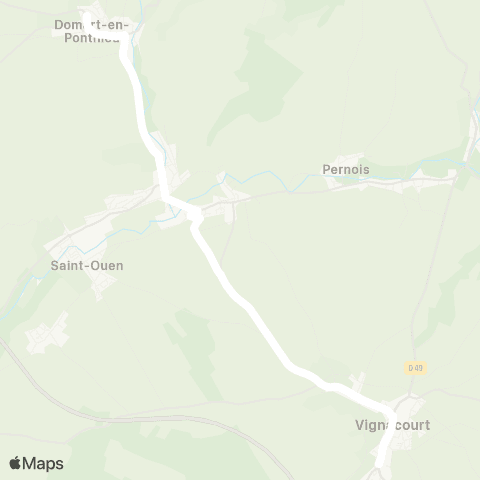 Hauts-de-France Car 80 - Lignes scolaires  map