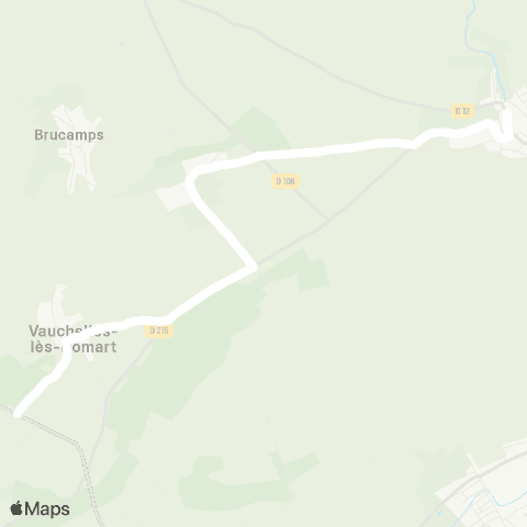 Hauts-de-France Car 80 - Lignes scolaires  map
