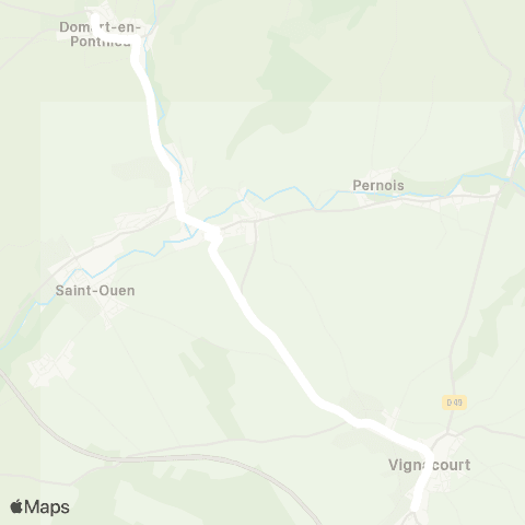 Hauts-de-France Car 80 - Lignes scolaires  map