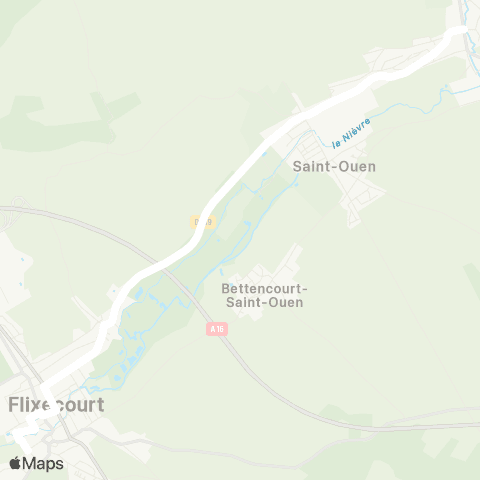 Hauts-de-France Car 80 - Lignes scolaires  map