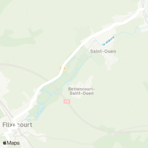 Hauts-de-France Car 80 - Lignes scolaires  map