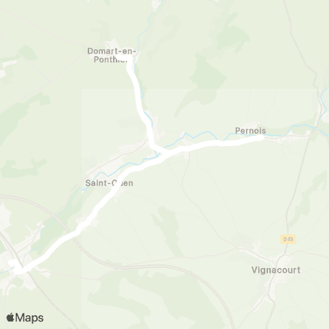 Hauts-de-France Car 80 - Lignes scolaires  map