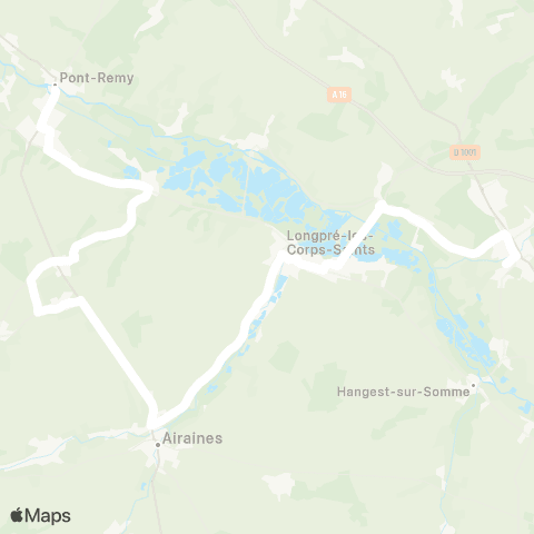 Hauts-de-France Car 80 - Lignes scolaires  map
