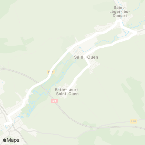 Hauts-de-France Car 80 - Lignes scolaires  map