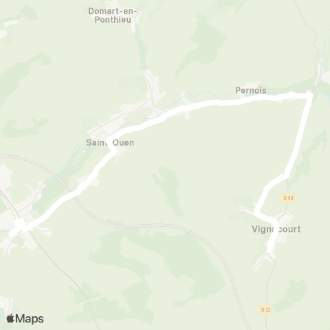 Hauts-de-France Car 80 - Lignes scolaires  map