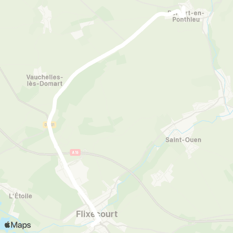Hauts-de-France Car 80 - Lignes scolaires  map