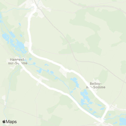 Hauts-de-France Car 80 - Lignes scolaires  map