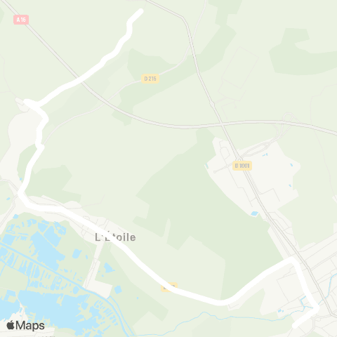 Hauts-de-France Car 80 - Lignes scolaires  map