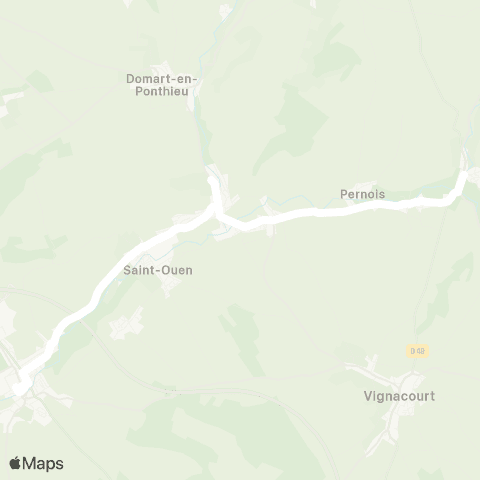 Hauts-de-France Car 80 - Lignes scolaires  map