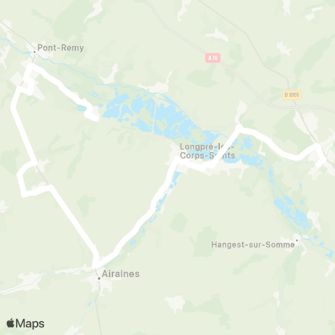 Hauts-de-France Car 80 - Lignes scolaires  map