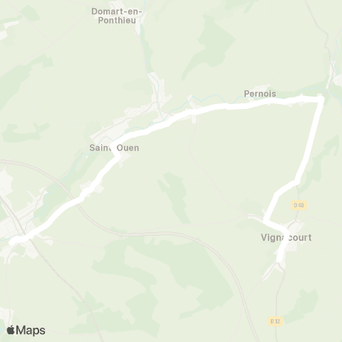 Hauts-de-France Car 80 - Lignes scolaires  map