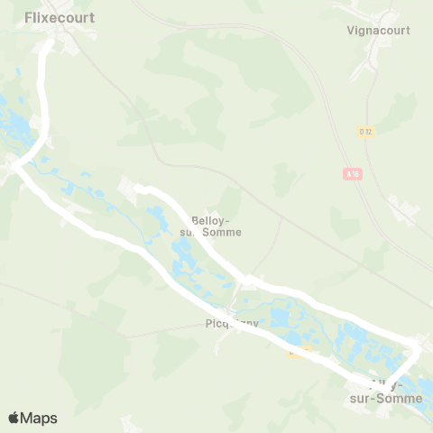 Hauts-de-France Car 80 - Lignes scolaires  map