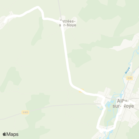 Hauts-de-France Car 80 - Lignes scolaires  map