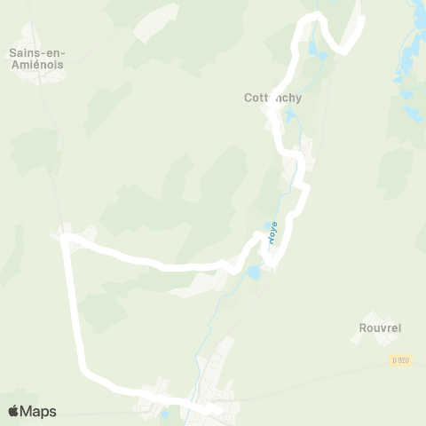 Hauts-de-France Car 80 - Lignes scolaires  map