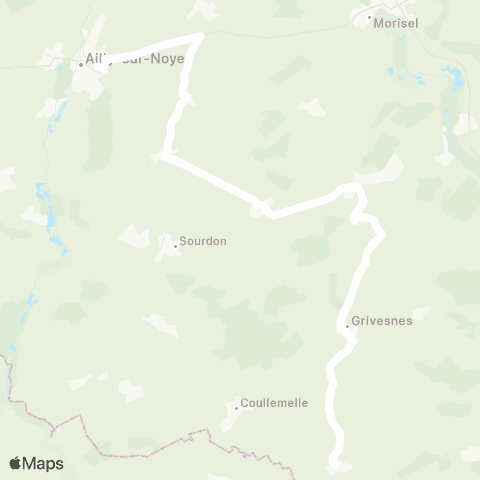 Hauts-de-France Car 80 - Lignes scolaires  map