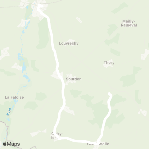 Hauts-de-France Car 80 - Lignes scolaires  map
