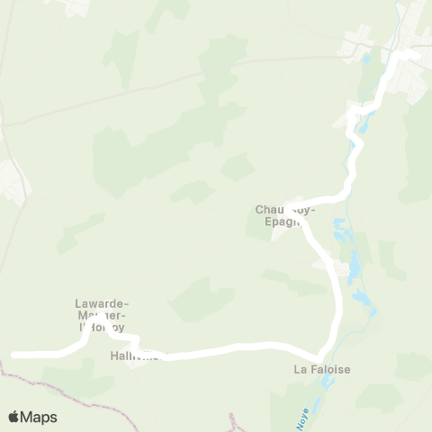 Hauts-de-France Car 80 - Lignes scolaires  map