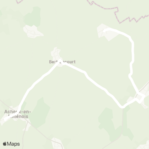 Hauts-de-France Car 80 - Lignes scolaires  map