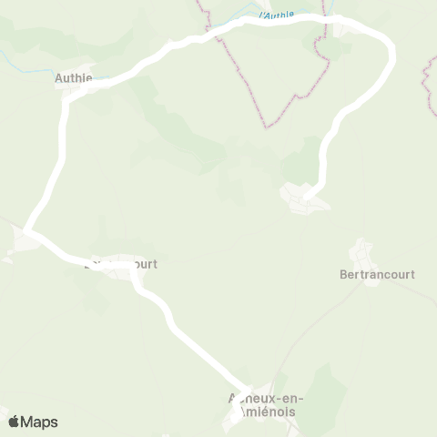 Hauts-de-France Car 80 - Lignes scolaires  map