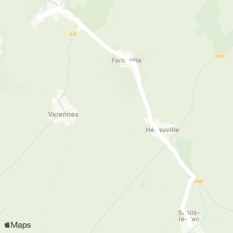 Hauts-de-France Car 80 - Lignes scolaires  map
