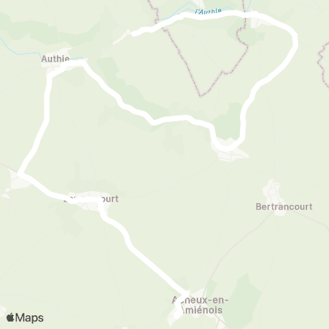 Hauts-de-France Car 80 - Lignes scolaires  map