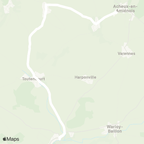 Hauts-de-France Car 80 - Lignes scolaires  map