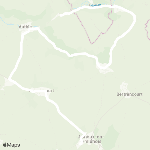 Hauts-de-France Car 80 - Lignes scolaires  map