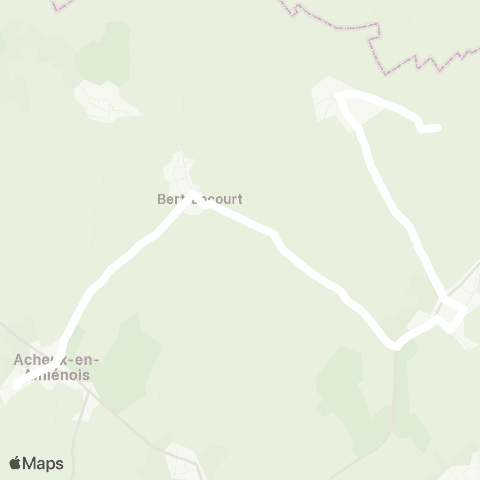 Hauts-de-France Car 80 - Lignes scolaires  map