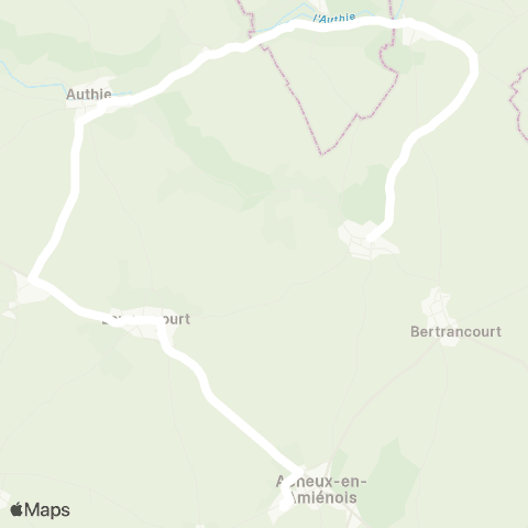 Hauts-de-France Car 80 - Lignes scolaires  map