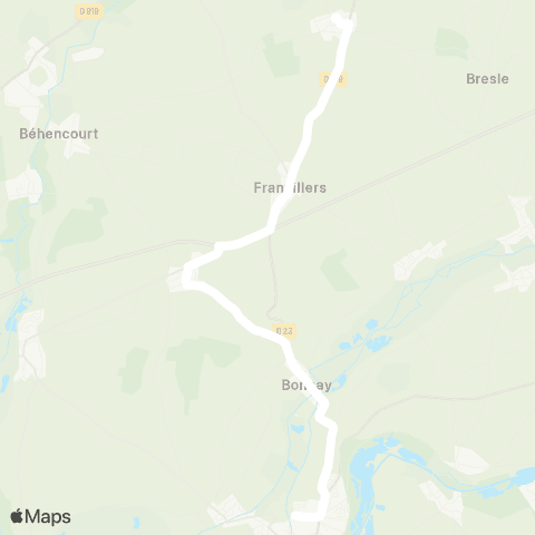 Hauts-de-France Car 80 - Lignes scolaires  map