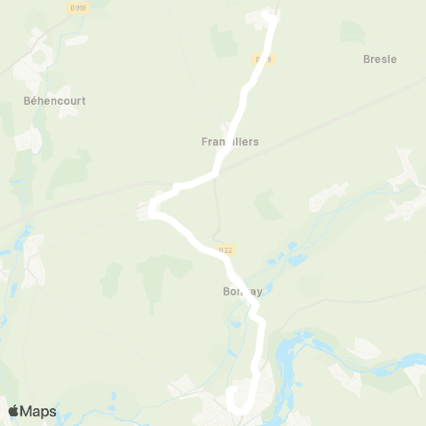 Hauts-de-France Car 80 - Lignes scolaires  map