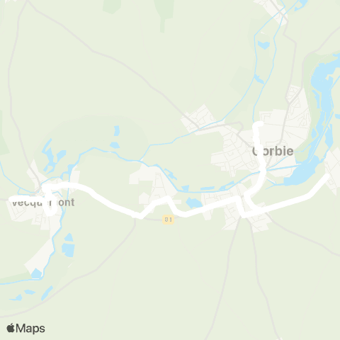 Hauts-de-France Car 80 - Lignes scolaires  map