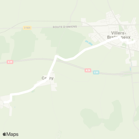 Hauts-de-France Car 80 - Lignes scolaires  map