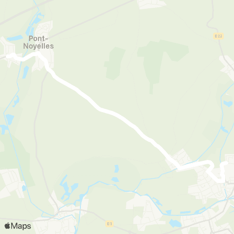 Hauts-de-France Car 80 - Lignes scolaires  map