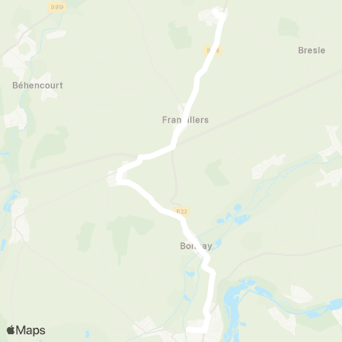Hauts-de-France Car 80 - Lignes scolaires  map