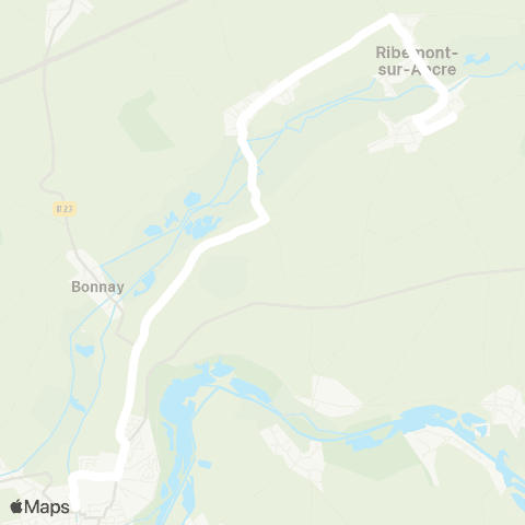 Hauts-de-France Car 80 - Lignes scolaires  map
