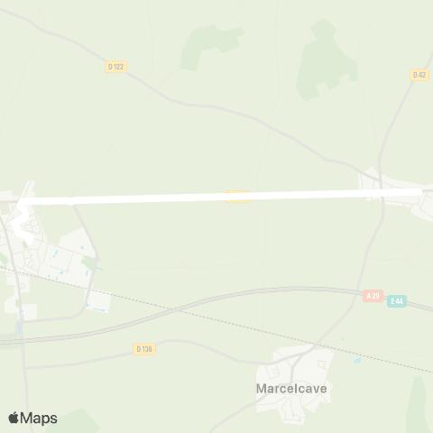 Hauts-de-France Car 80 - Lignes scolaires  map