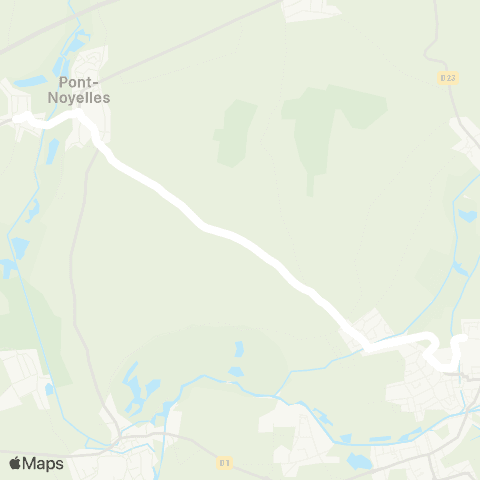 Hauts-de-France Car 80 - Lignes scolaires  map