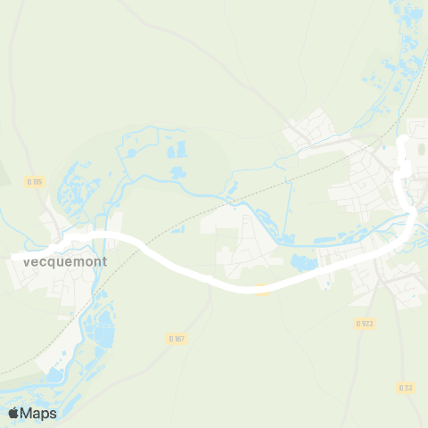 Hauts-de-France Car 80 - Lignes scolaires  map
