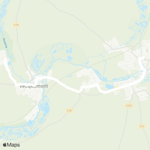 Hauts-de-France Car 80 - Lignes scolaires  map