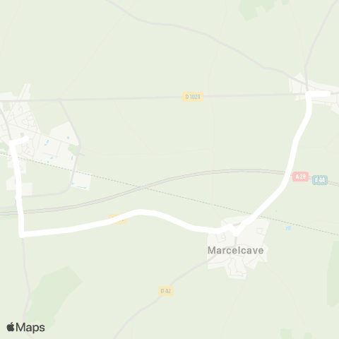 Hauts-de-France Car 80 - Lignes scolaires  map