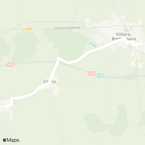 Hauts-de-France Car 80 - Lignes scolaires  map