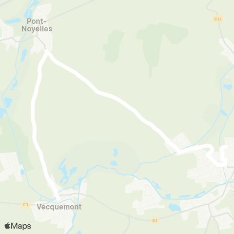 Hauts-de-France Car 80 - Lignes scolaires  map