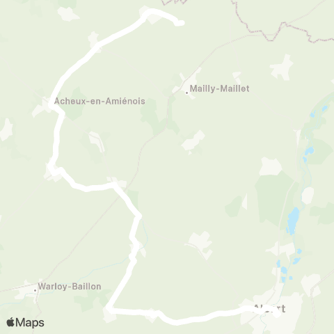 Hauts-de-France Car 80 - Lignes scolaires  map
